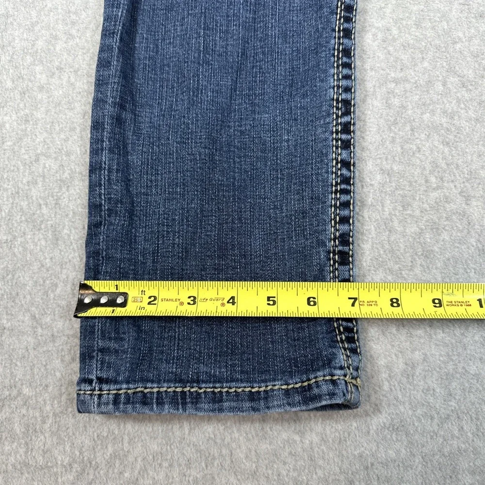 BKE Men's Mason Slim‎ Straight Leg 33X32 Stretch Denim Whiskered Jeans